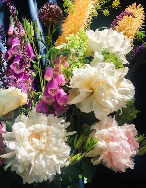 Ramos Románticos Flores Decoración Del Hogar Arreglos Florales — Foto de Stock