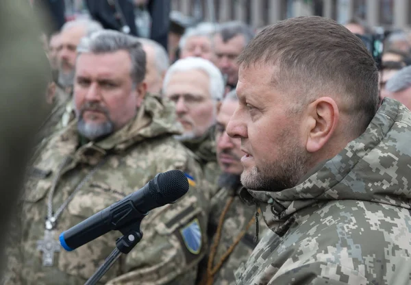 Kyiv Ukrajina Březen 2023 Generál Ozbrojených Sil Ukrajiny Valerii Zaluzhnyi — Stock fotografie