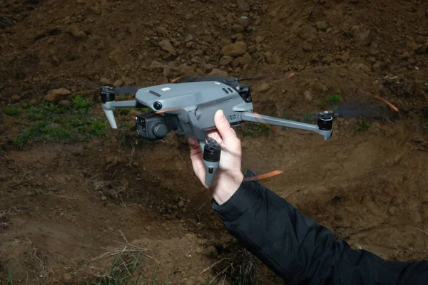 Odessa Ucrania Abril 2023 Guerra Ucrania Ejercicio Pilotos Drones Kamikaze — Foto de Stock