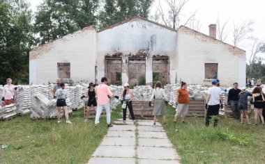 YAHIDNE, UKRAINE - 8 HAZİRAN: 
