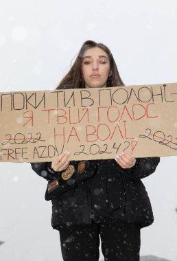 KYIV, UKRAINE - 18 Şubat 2024: 