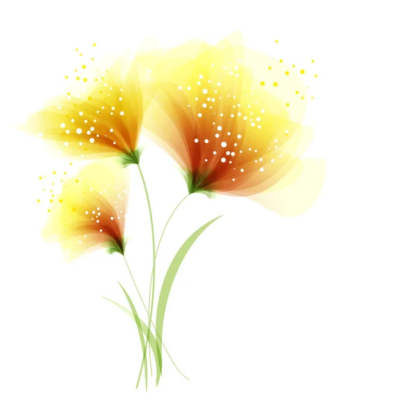 Tło Wektorowe Pastelowymi Kwiatami — Wektor stockowy