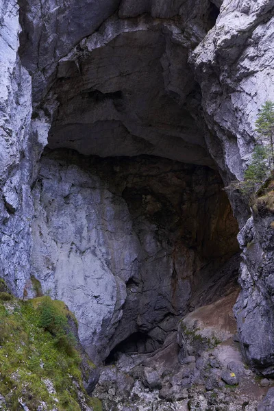 Huge Cavern Landscape Natural Cave Limestone Mountains — Stock Photo, Image