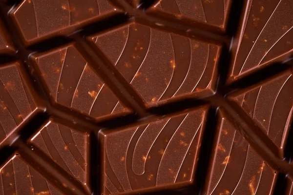 Macro Milk Chocolate Hazelnuts Peanuts Crushed —  Fotos de Stock