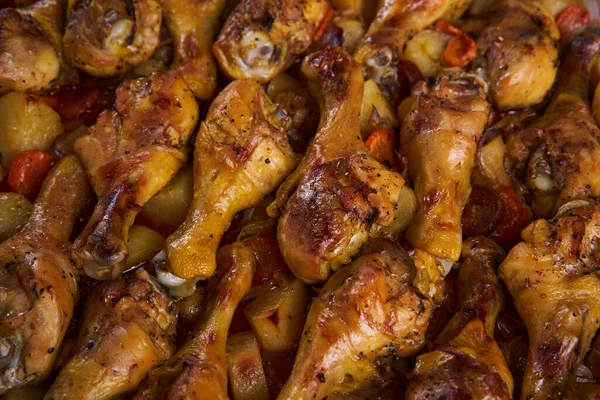 Thai Grilled Spiced Chicken Drumsticks Tray — Stock Photo, Image