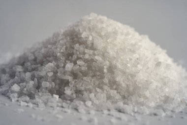 Deniz tuzu yakın plan, stüdyo çekimi.