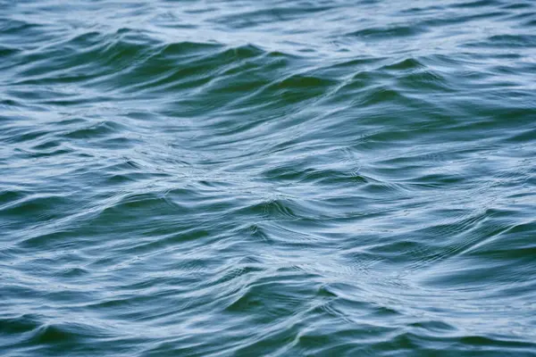 Κύματα Μια Λίμνη Μια Ηλιόλουστη Μέρα Την Άνοιξη Royalty Free Φωτογραφίες Αρχείου