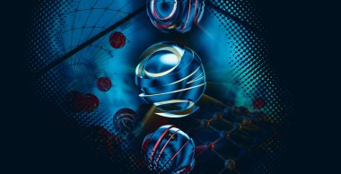 Gelecekçi teknoloji tarzı. Teknoloji sunumları için mükemmel bir geçmiş. 3d illüstrasyon