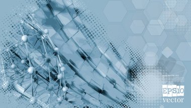 Gelecekçi teknoloji tarzı. İş teknolojisi sunumları için zarif bir geçmiş.