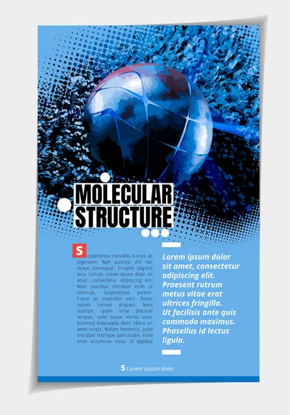 Model Vector Ontwerp Klaar Voor Gebruik Voor Brochure Jaarverslag Tijdschrift — Stockvector