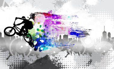 İnternet afişleri, sosyal medya afişleri, web sitelerinin başlıkları, vektör illüstrasyonu için müzik etkinliği kavramı  