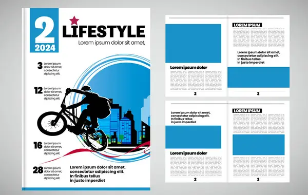 Printing Magazine Book Sport Subject Background Easy Editable Vector Royalty Free Stock Illustrations