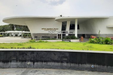 Chennai 'deki Amma Müzesi' nin mimari tasarımı, Tamil Nadu, Hindistan, Asya