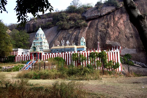 Vista Templo Rama Ramadevara Betta Ramagiri Perto Ramanagar Karnataka Índia — Fotografia de Stock