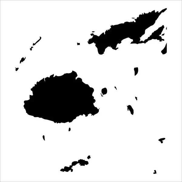 High Detailed Vector Map Fiji New Map 2023 — Stock Vector