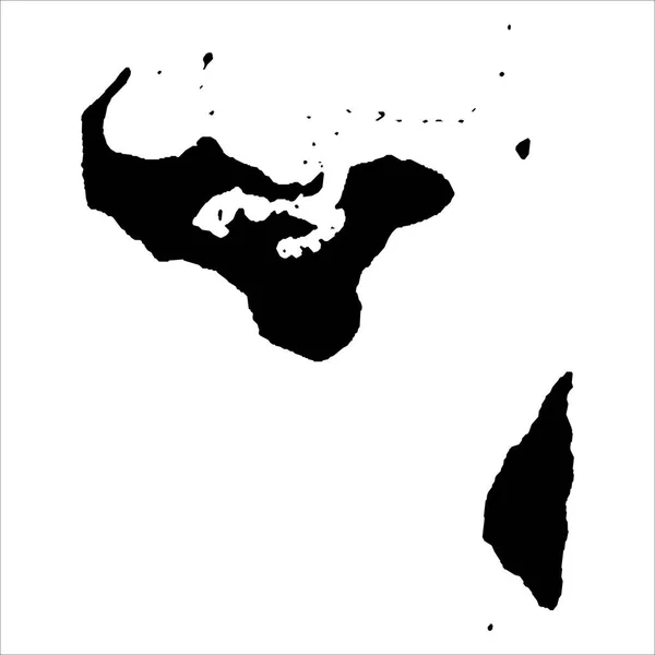Alto Mapa Vectorial Detallado Tonga Nuevo Mapa 2023 — Archivo Imágenes Vectoriales