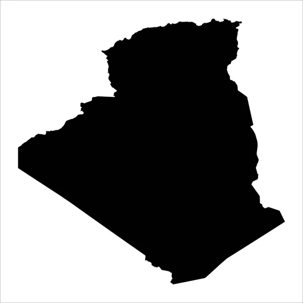 Alto Mapa Vectorial Detallado Argelia Nuevo Mapa 2023 — Archivo Imágenes Vectoriales