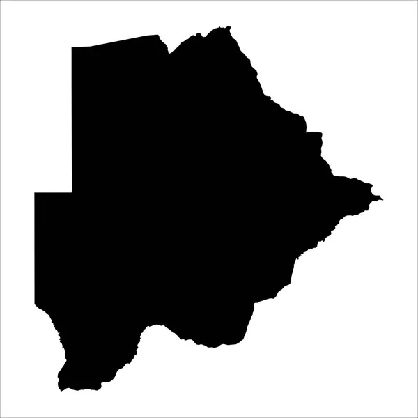 Alto Mapa Vectorial Detallado Botswana Nuevo Mapa 2023 — Archivo Imágenes Vectoriales