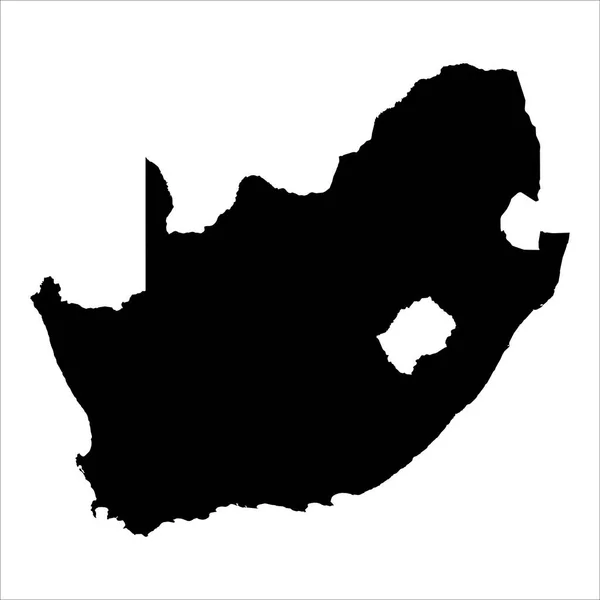 Hög Detaljerad Vektorkarta Sydafrika Karta 2023 — Stock vektor