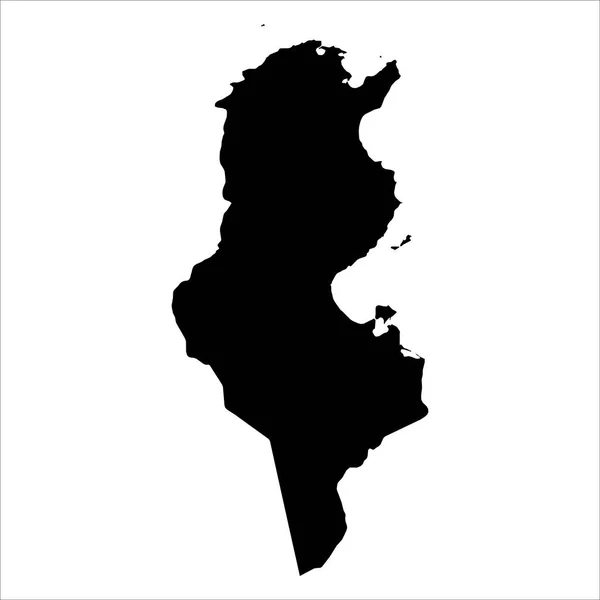 Υψηλός Λεπτομερής Διανυσματικός Χάρτης Τυνησία Νέος Χάρτης 2023 — Διανυσματικό Αρχείο