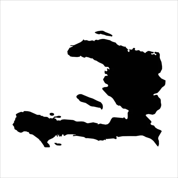 Hoch Detaillierte Vektorkarte Haiti Neue Landkarte 2023 — Stockvektor