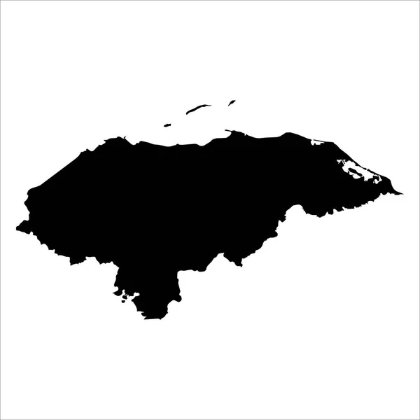 Mapa Vetorial Detalhado Honduras Novo Mapa 2023 —  Vetores de Stock