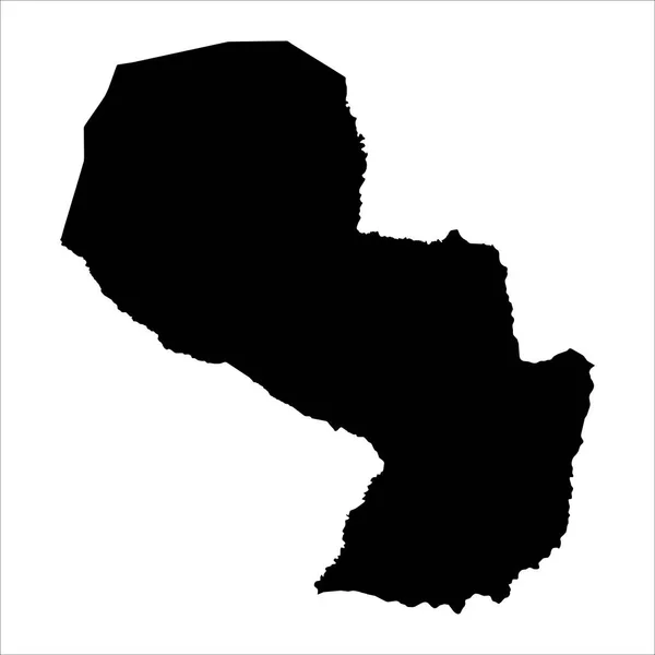 Vysoká Podrobná Vektorová Mapa Paraguay Nová Mapa 2023 — Stockový vektor