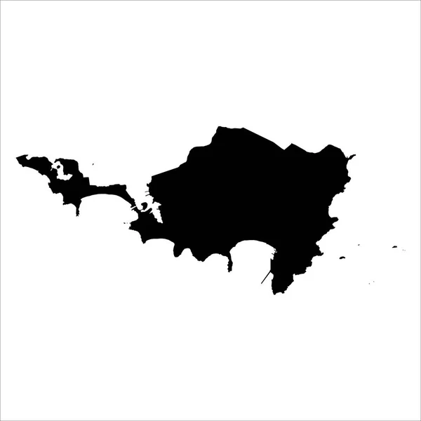 Alto Mapa Vectorial Detallado San Martín Nuevo Mapa 2023 — Vector de stock