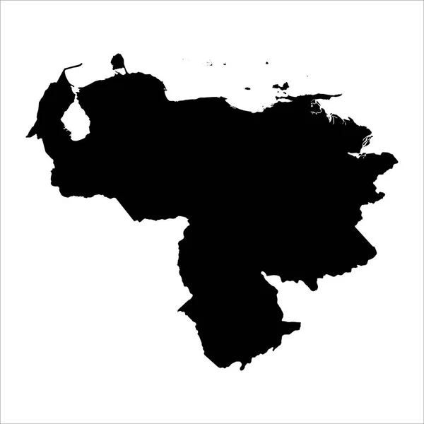 Hoch Detaillierte Vektorkarte Venezuela Neue Landkarte 2023 — Stockvektor