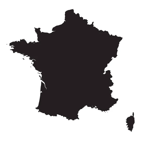 Peta Vektor Yang Sangat Rinci Perancis Peta Baru 2023 - Stok Vektor