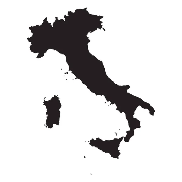 Mapa Vetorial Detalhado Itália Novo Mapa 2023 — Vetor de Stock