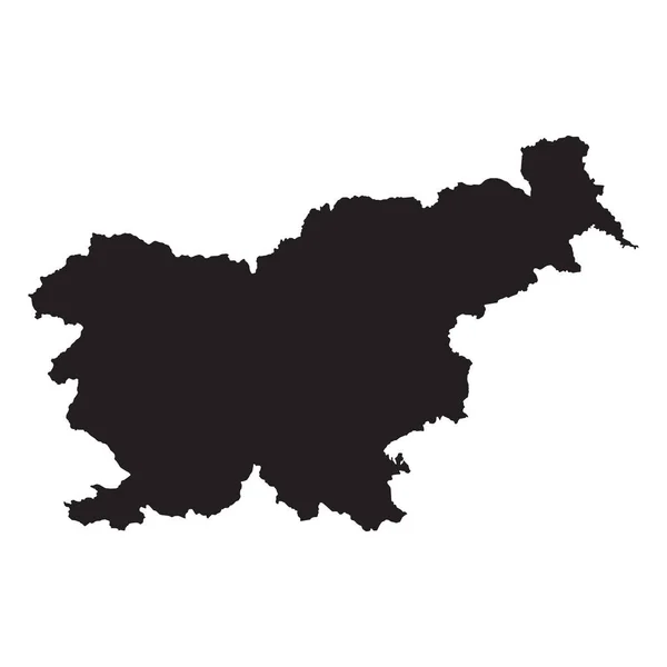 Υψηλός Λεπτομερής Διανυσματικός Χάρτης Σλοβενία Νέος Χάρτης 2023 — Διανυσματικό Αρχείο
