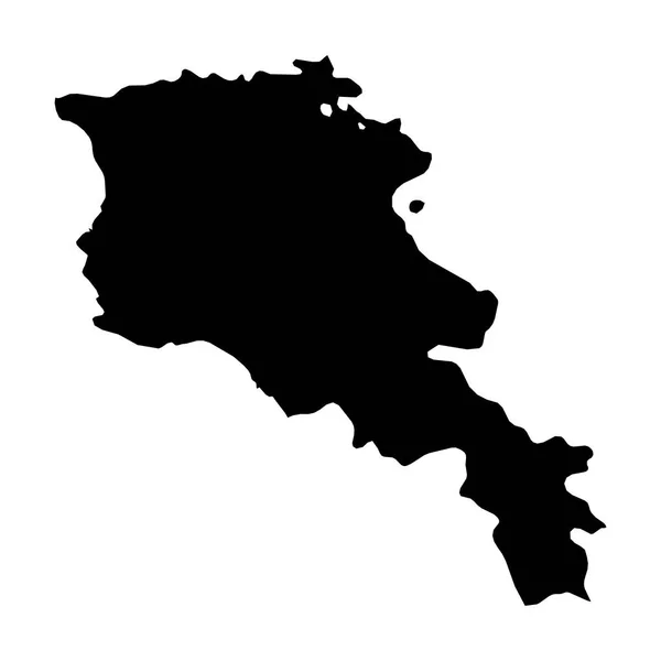 Alto Mapa Vectorial Detallado Armenia Nuevo Mapa 2023 — Archivo Imágenes Vectoriales