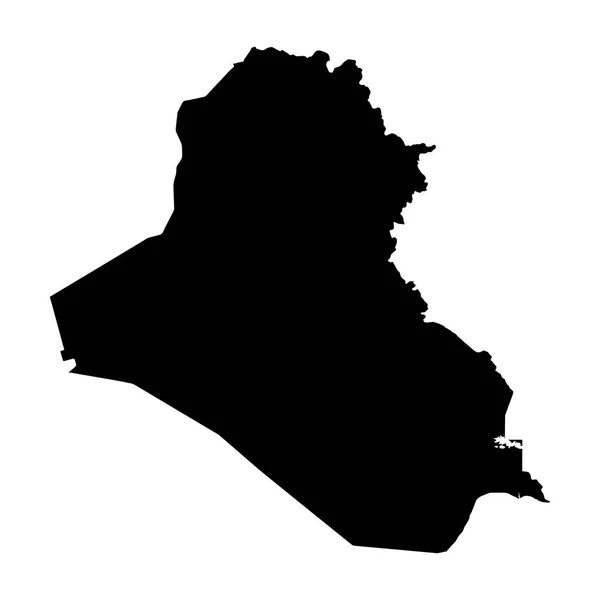 Висока Детальна Векторна Карта Ірак Нова Мапа 2023 Року — стоковий вектор