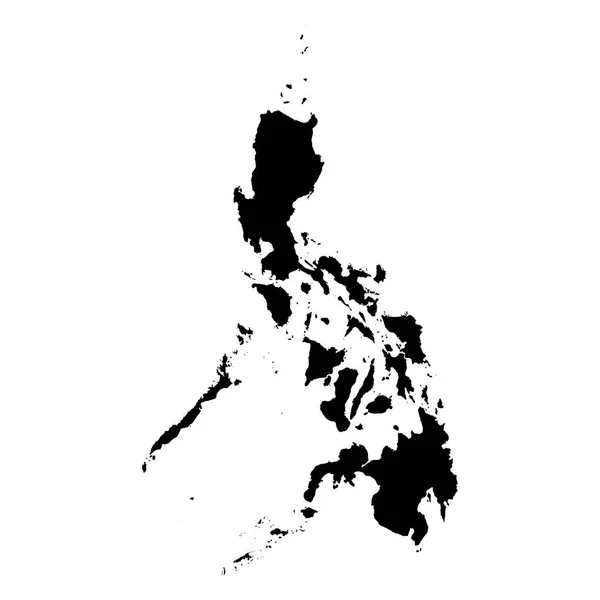 高精細なベクターマップ フィリピンだ 新地図2023年 — ストックベクタ