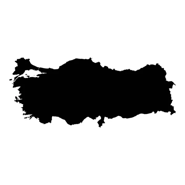 Υψηλός Λεπτομερής Διανυσματικός Χάρτης Τουρκία Νέος Χάρτης 2023 — Διανυσματικό Αρχείο