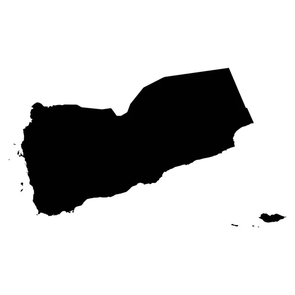 Alto Mapa Vectorial Detallado Yemen Nuevo Mapa 2023 — Vector de stock