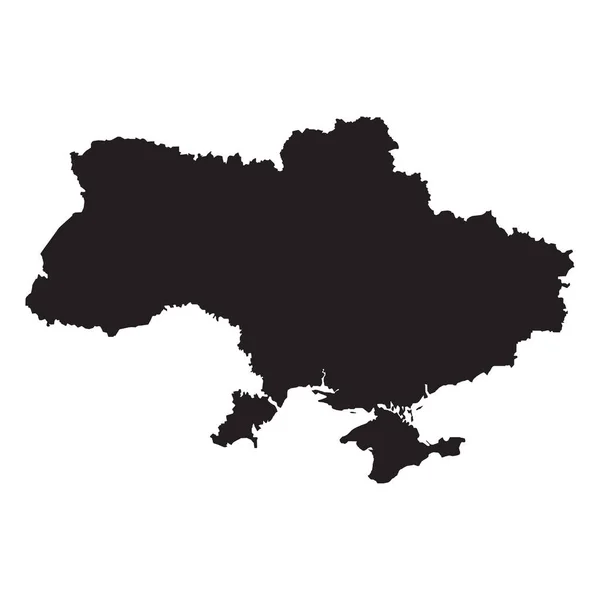Yüksek Detaylı Vektör Haritası Ukrayna Yeni Harita 2023 — Stok Vektör