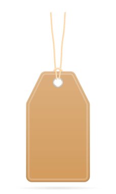 etiketler etiket fiyat boş şablon giyim satışı ve tasarım stok vektör illüstrasyon beyaz arka plan üzerinde izole