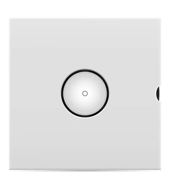 Retro Vinyl Disk Vektorové Ilustrace Izolované Bílém Pozadí — Stockový vektor