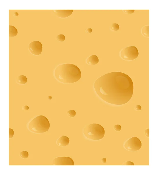 Cheesy Textuur Naadloze Patroon Met Gaten Voorraad Vectorillustratie — Stockvector