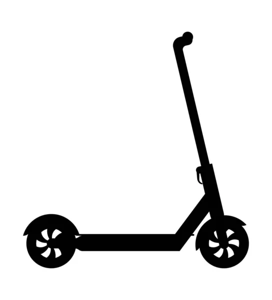 Patada Scooter Para Conducción Ciudad Placer Del Juego Vector Stock — Vector de stock