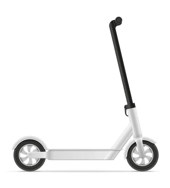 Pontapé Scooter Para Cidade Condução Jogo Prazer Estoque Vetor Ilustração — Vetor de Stock