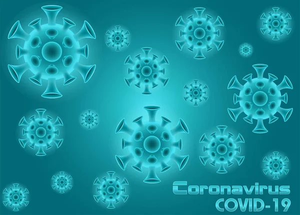 Pandémie Grippe Coronavirus Covid Illustration Vectorielle Stock Isolé Sur Fond — Image vectorielle