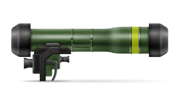 携帯型ミサイルシステムのベクトル図です — ストックベクタ