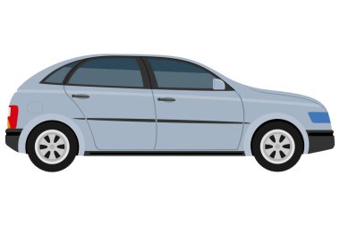 transport for the transportation of goods or passengers flat icon vector illustration isolated on white background