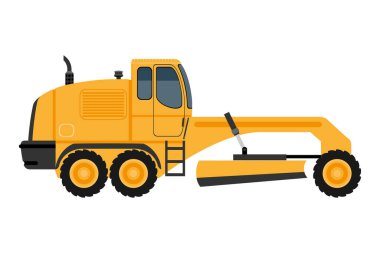 transport for the transportation of goods or passengers flat icon vector illustration isolated on white background