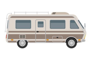 transport for the transportation of goods or passengers flat icon vector illustration isolated on white background