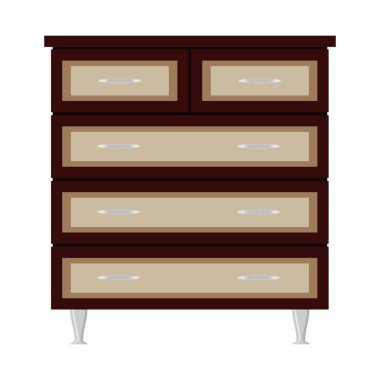 furniture for home domestic vector illustration isolated on white background