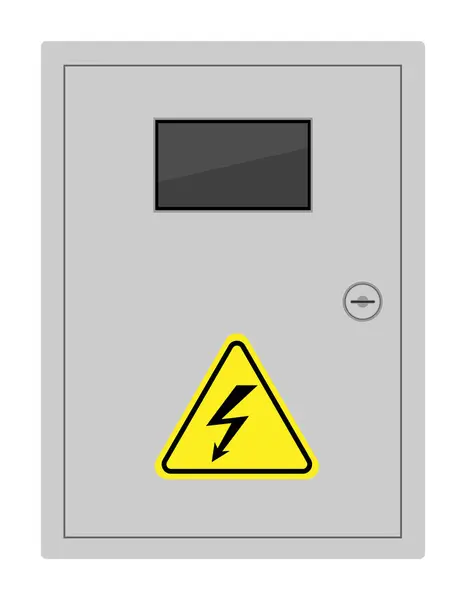 Boîte Pour Interrupteurs Électriques Automatiques Illustration Vectorielle Stock Isolé Sur — Image vectorielle